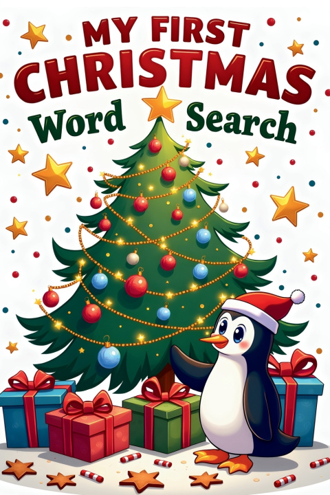 Kniha My First Christmas Word Search Everlee Austin