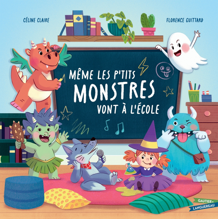 Kniha Même les petits monstres vont à l'école Céline Claire