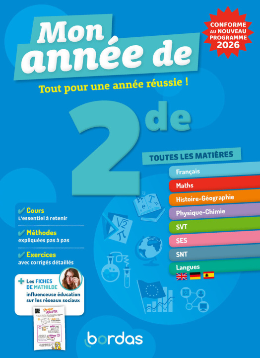 Книга Mon Année de 2de Sophie Pailloux-Riggi