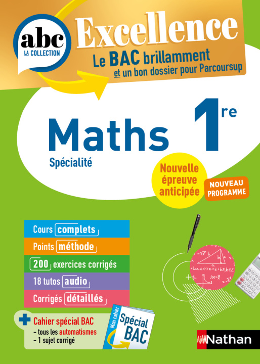 Kniha ABC BAC Excellence Maths 1re 2027 Christian Lixi