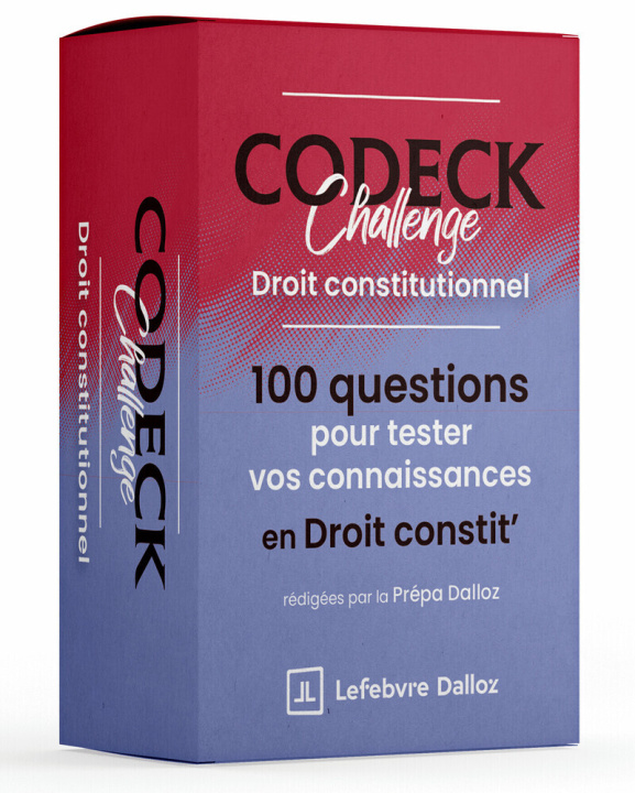 Kniha Codeck challenge : Droit constitutionnel 