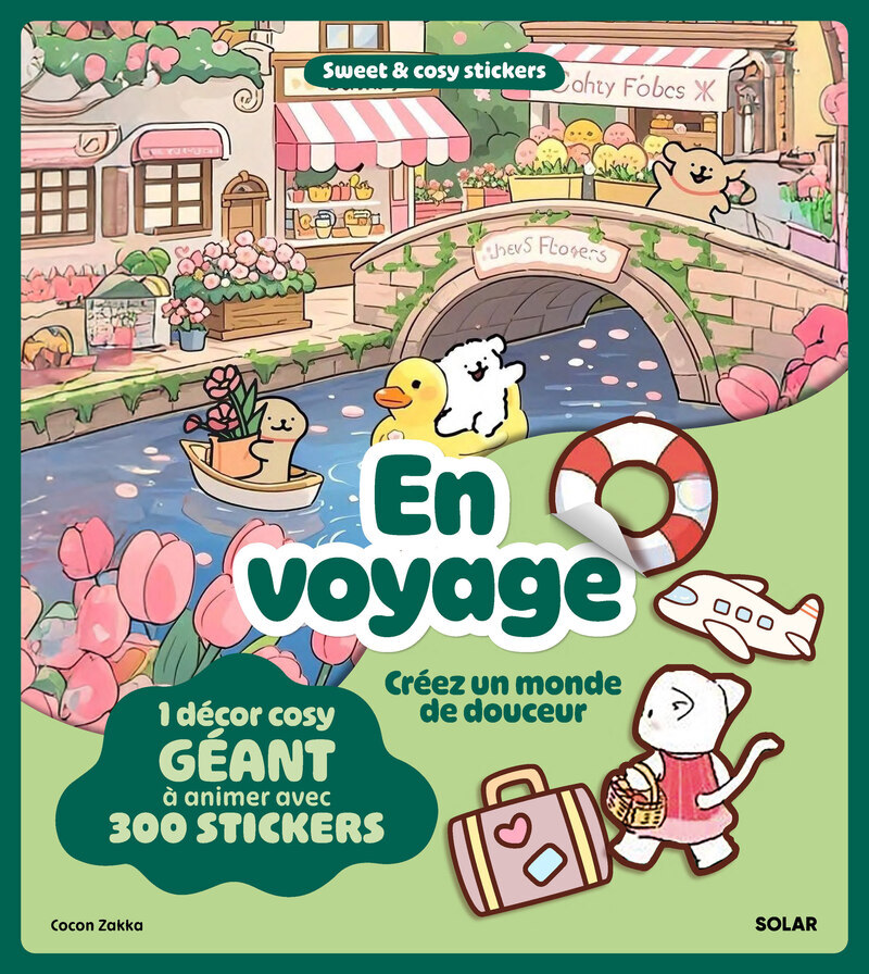 Knjiga STICKERS POSTER COSY En voyage ! Lili Hsu