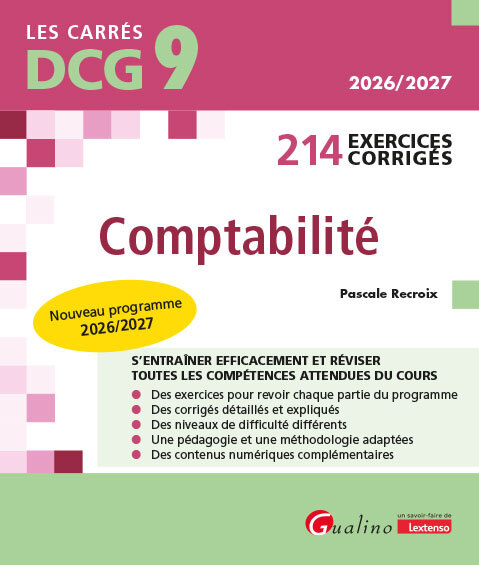 Könyv DCG 9 - 190 Exercices corrigés de Comptabilité Recroix