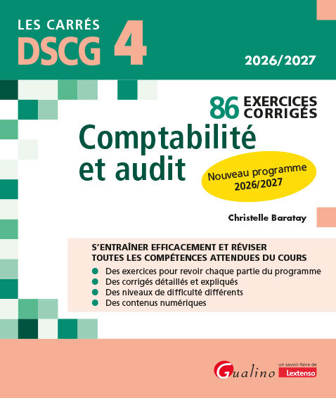 Libro DSCG 4 - Exercices corrigés - Comptabilité et audit Baratay