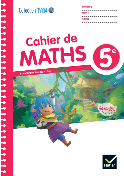 Livro TAM Maths 5e - Ed. 2026 - Cahier élève Vincent Joly