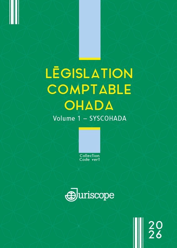 Kniha Législation comptable Ohada Volume 1 Sawadogo Filiga