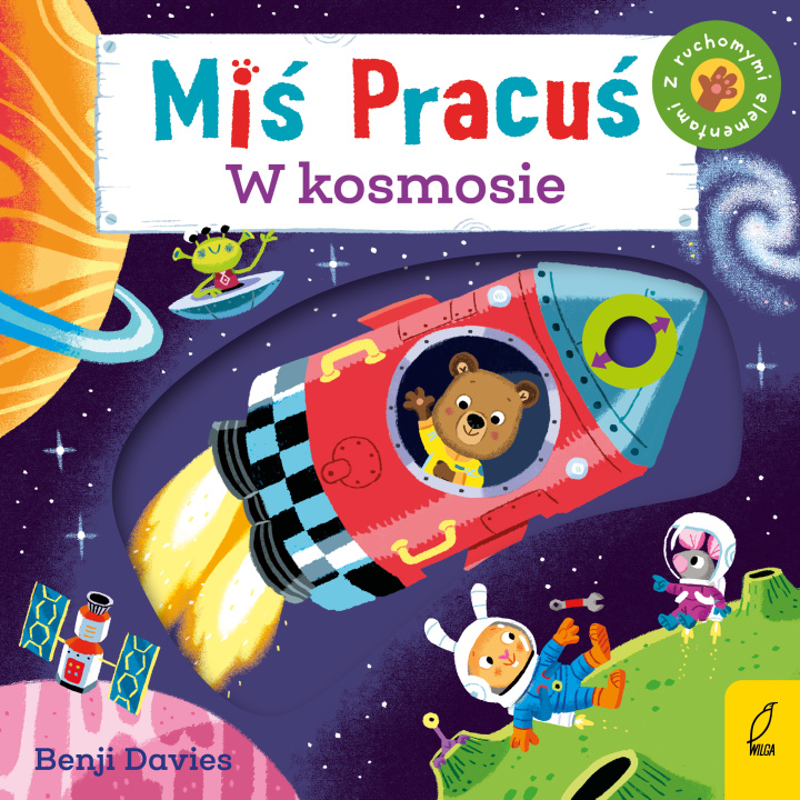 Kniha W kosmosie. Miś Pracuś Benji Davis
