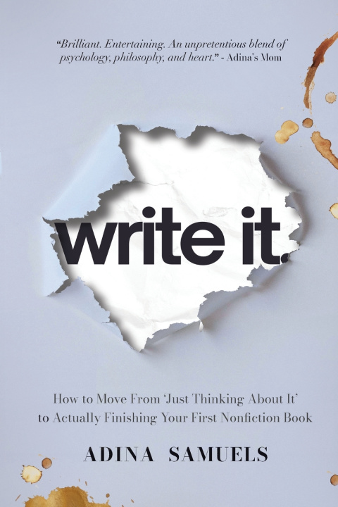 Kniha write it. Adina Samuels