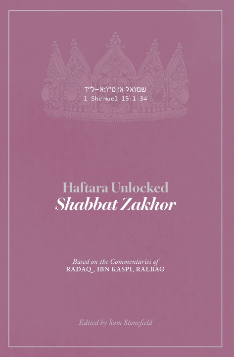 Kniha Haftara Unlocked David Qimhi (Radaq)