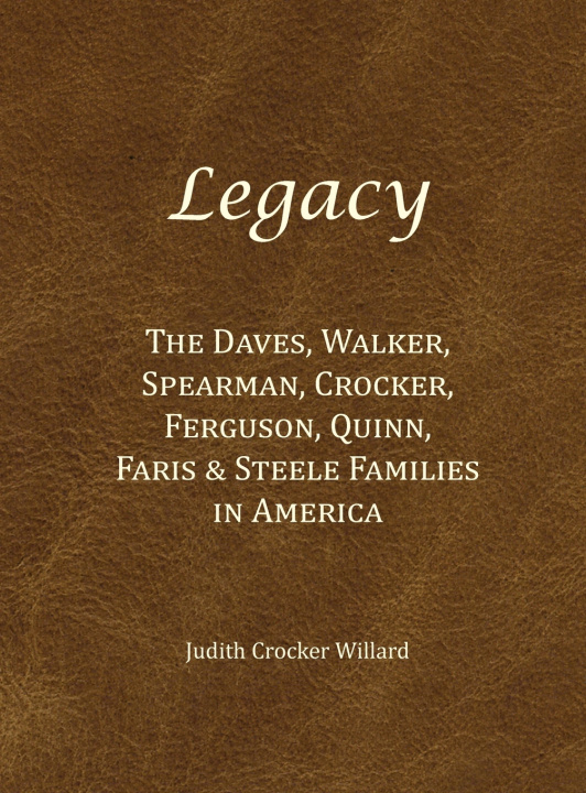 Kniha Legacy Judith Crocker Willard