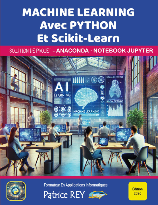 Könyv MACHINE LEARNING AVEC PYTHON ET SCIKIT L REY PATRICE