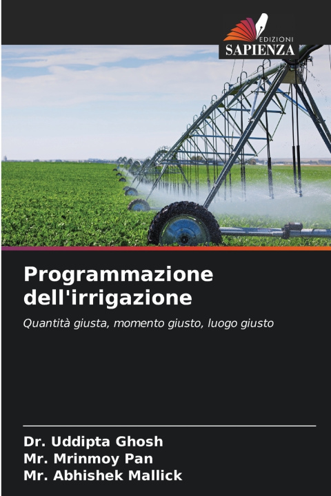 Kniha Programmazione dell'irrigazione Dr. Uddipta Ghosh