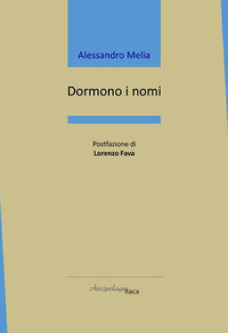 Kniha Dormono i nomi Alessandro Melia