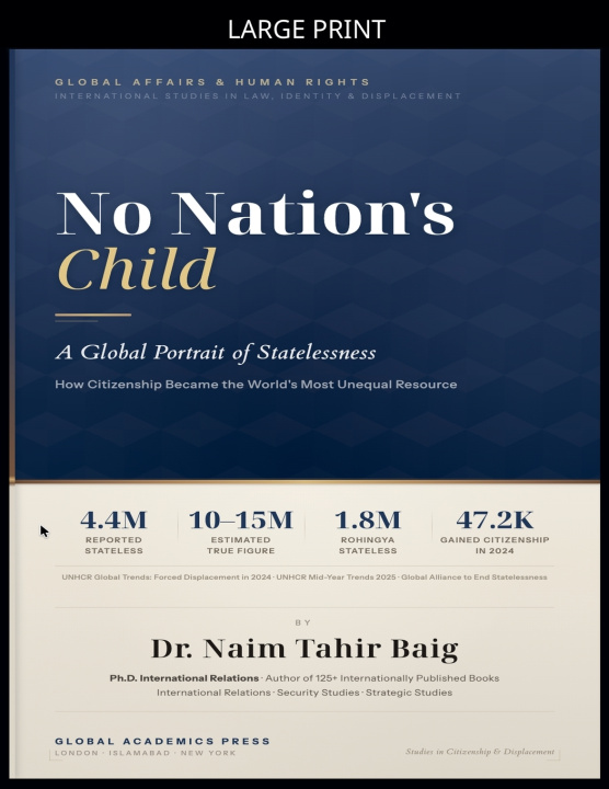 Kniha No Nation's Child Naim Tahir Baig