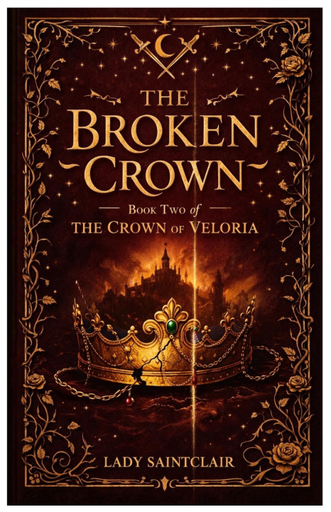Kniha The Broken Crown Lady SaintClair