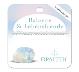 Spel/speelgoed Opalith 4 mm Kugelarmband 