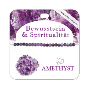 Hra/Hračka Amethyst 4 mm Kugelarmband 