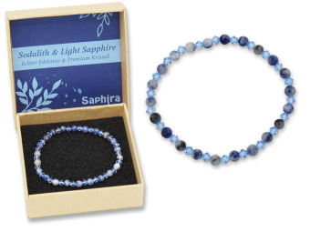 Hra/Hračka Sodalith Saphira Edelsteinarmband 