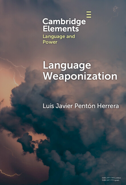 Könyv Language Weaponization Luis Javier Pentón Herrera