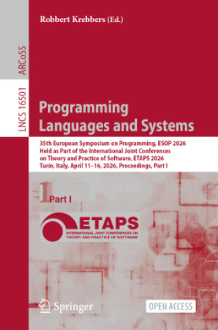 Könyv Programming Languages and Systems Robbert Krebbers