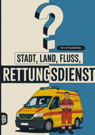 Knjiga Stadt, Land, Fluss, Rettungsdienst Grübelgold Rätselhefte