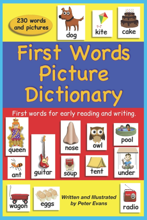 Kniha First Words Picture Dictionary Peter Evans