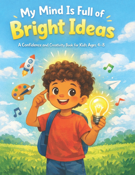 Kniha My Mind Is Full of Bright Ideas Little Leap Studio