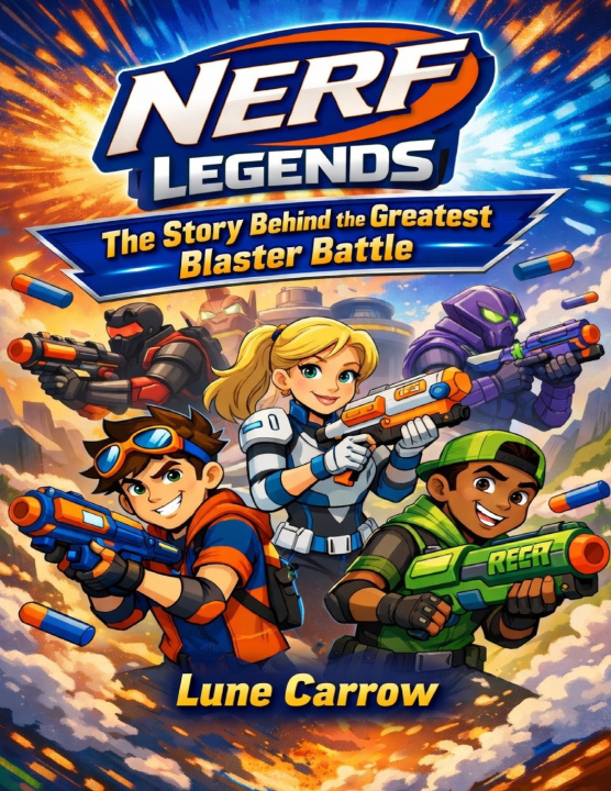 Kniha Nerf Legends Lune Carrow