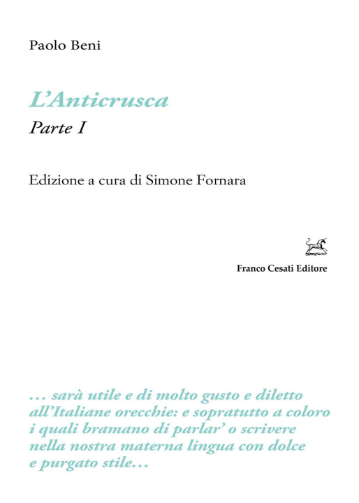 Kniha anticrusca Paolo Beni