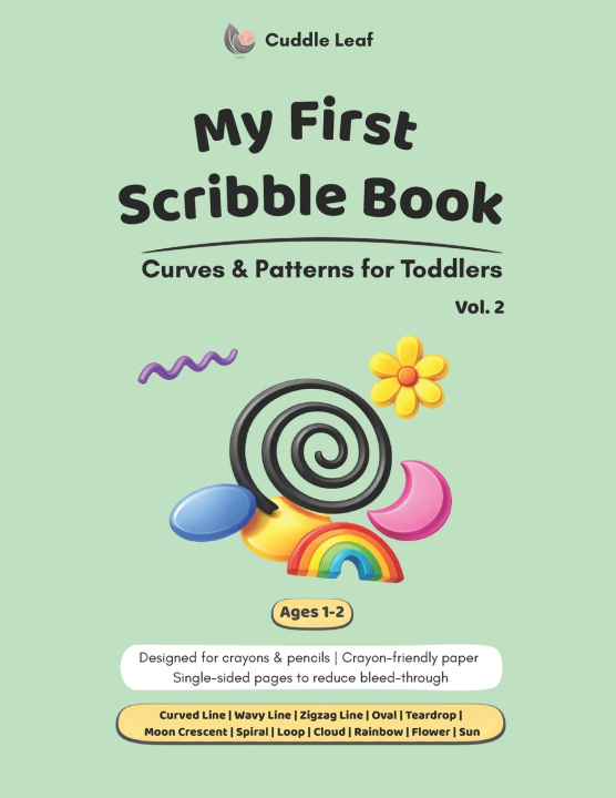 Kniha My First Scribble Book Cuddle Leaf