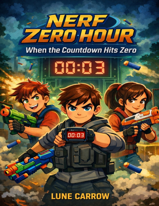 Kniha Nerf Zero Hour Lune Carrow