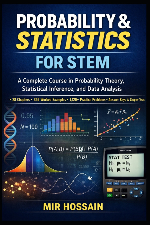 Kniha PROBABILITY & STATISTICS FOR STEM Mir Hossain