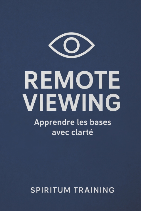 Kniha Remote viewing Spiritum Training