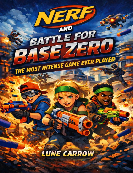 Kniha Nerf And Battle for Base Zero Lune Carrow