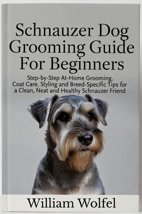 Książka Schnauzer Dog Grooming Guide For Beginners William Wolfel