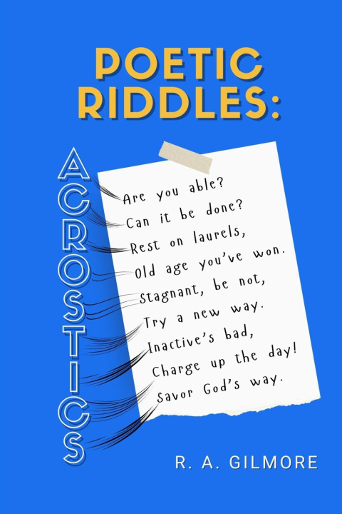 Kniha Poetic Riddles R. A. Gilmore