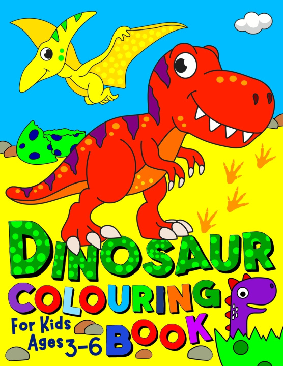 Kniha Dinosaur Colouring Book for Kids Ages 3-6 Silly Bear