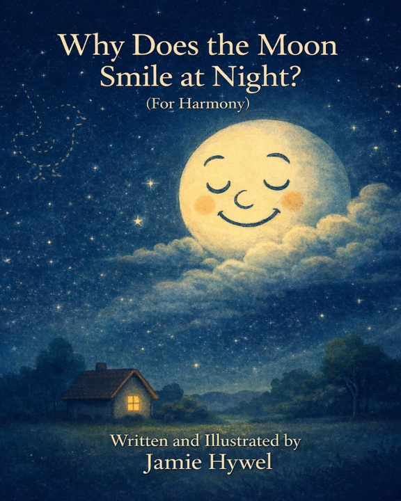 Kniha Why does the moon smile at Night Jamie Hywel