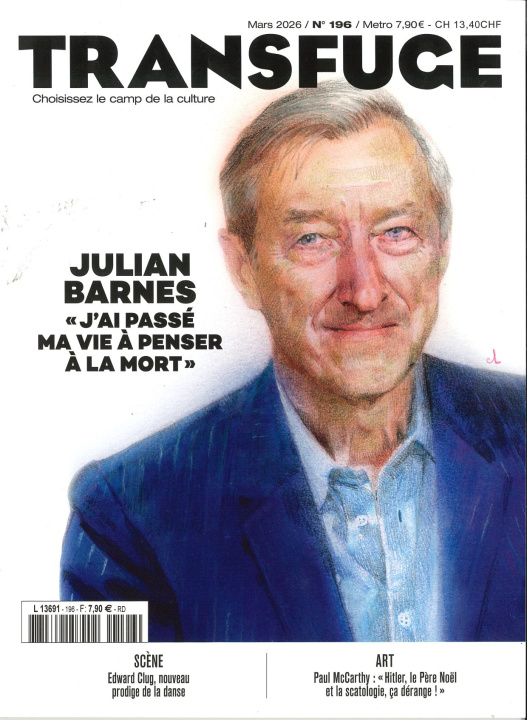 Kniha Transfuge n°196 : Julian Barnes - Mars 2026 Transfuge