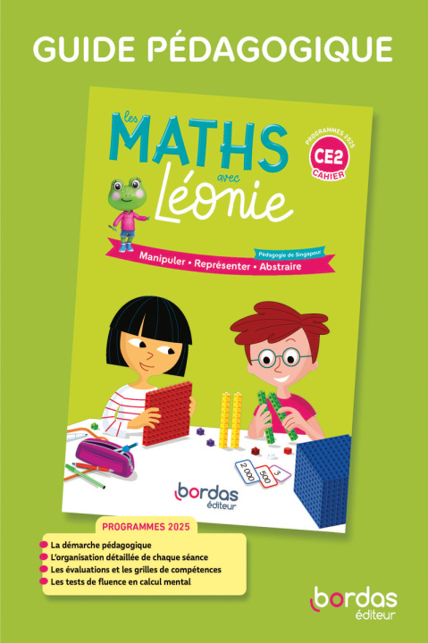 Boek Les maths avec Léonie - CE2 - 2026 - Guide pédagogique Emilia Alabert