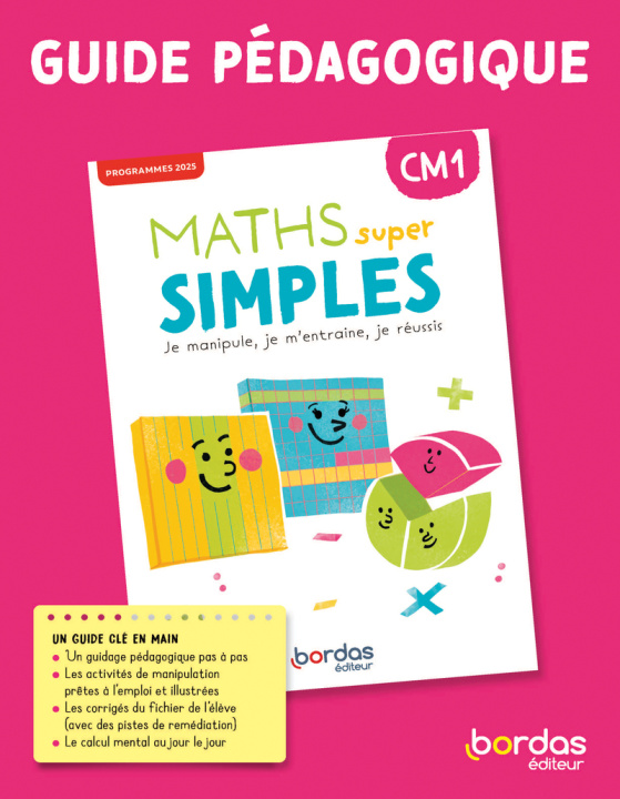 Knjiga Maths super simples - CM1 - 2026 - Guide pédagogique Erwan Hartereau