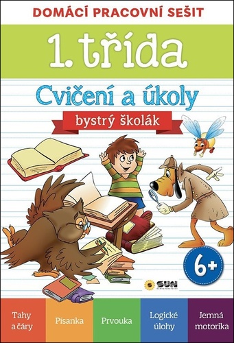 Kniha Domácí pracovní sešit  - 1. třída Cvičení a úkoly - Bystrý školák 