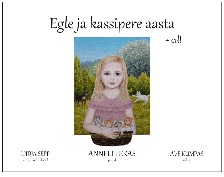 Kniha Egle ja kassipere aasta + cd 