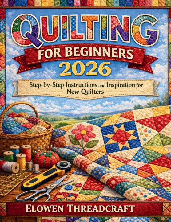 Boek QUILTING FOR BEGINNERS ELOWEN THREADCRAFT