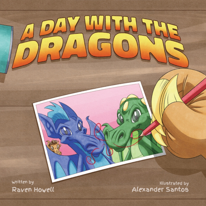 Knjiga A Day With The Dragons Raven Howel
