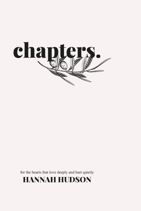 Kniha chapters Hannah Hudson