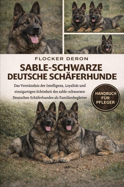 Книга SABLE-SCHWARZE DEUTSCHE SCHÄFERHUNDE FLOCKER DERON