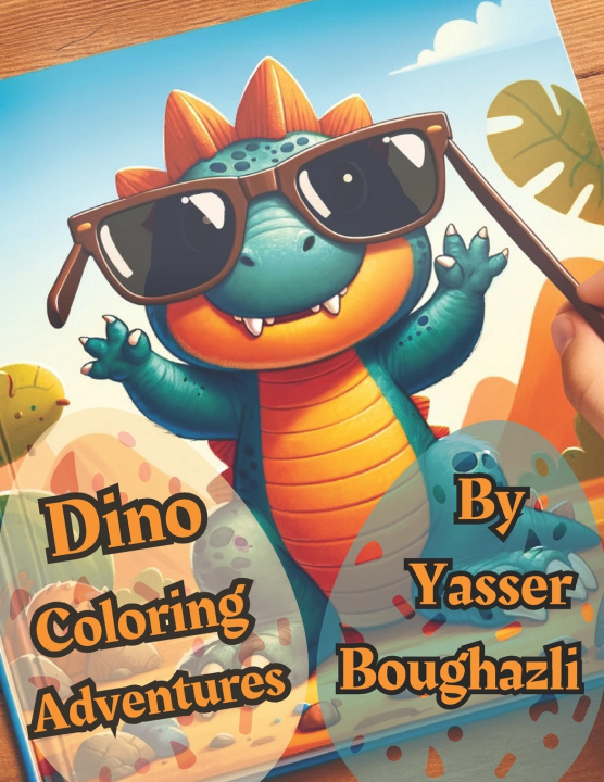 Kniha Dino Coloring Adventures Yasser Boughazli