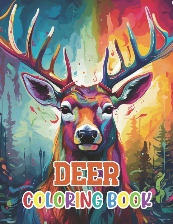 Книга Deer Coloring Book Polly Von
