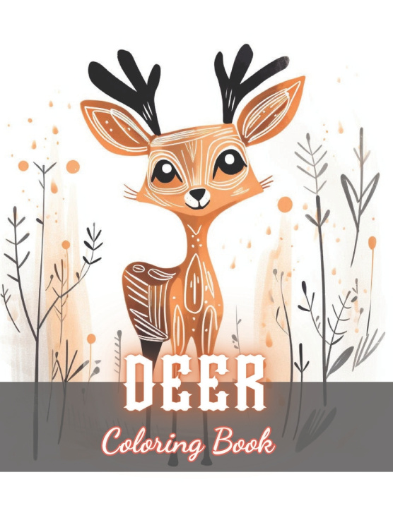 Kniha Deer Coloring Book Juliana Berge